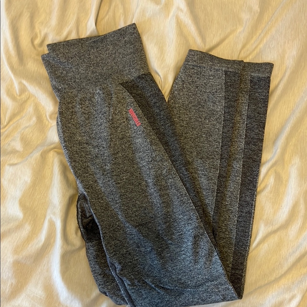 Gymshark Gray Leggings High Waist Stretch